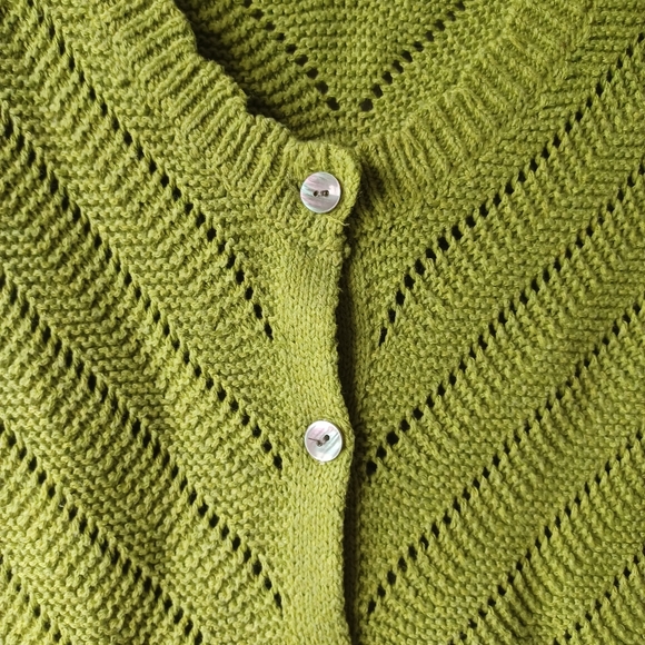 Green Knitted Cleo Sweater Vest - Picture 8 of 8